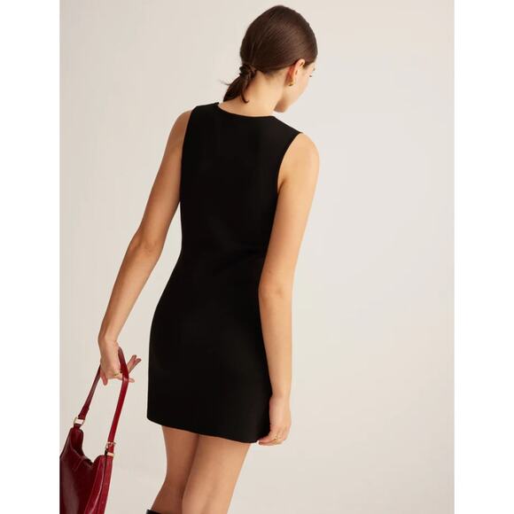 Contrast Binding Sleeveless Sweater Dress - Picture 3 of 7